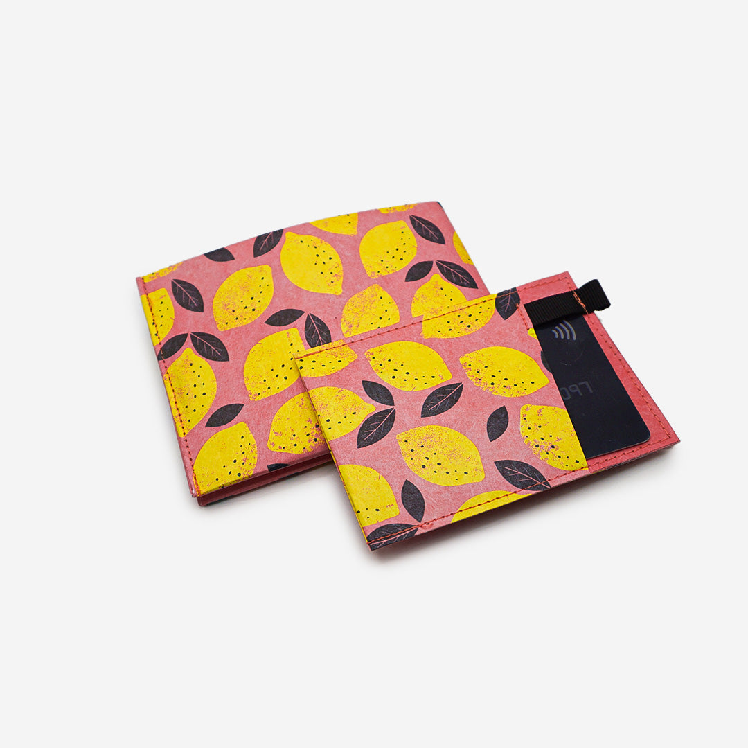 Paprcuts RFID PRO Pink Lemon Portemonnaie rosa Tyvek RFID