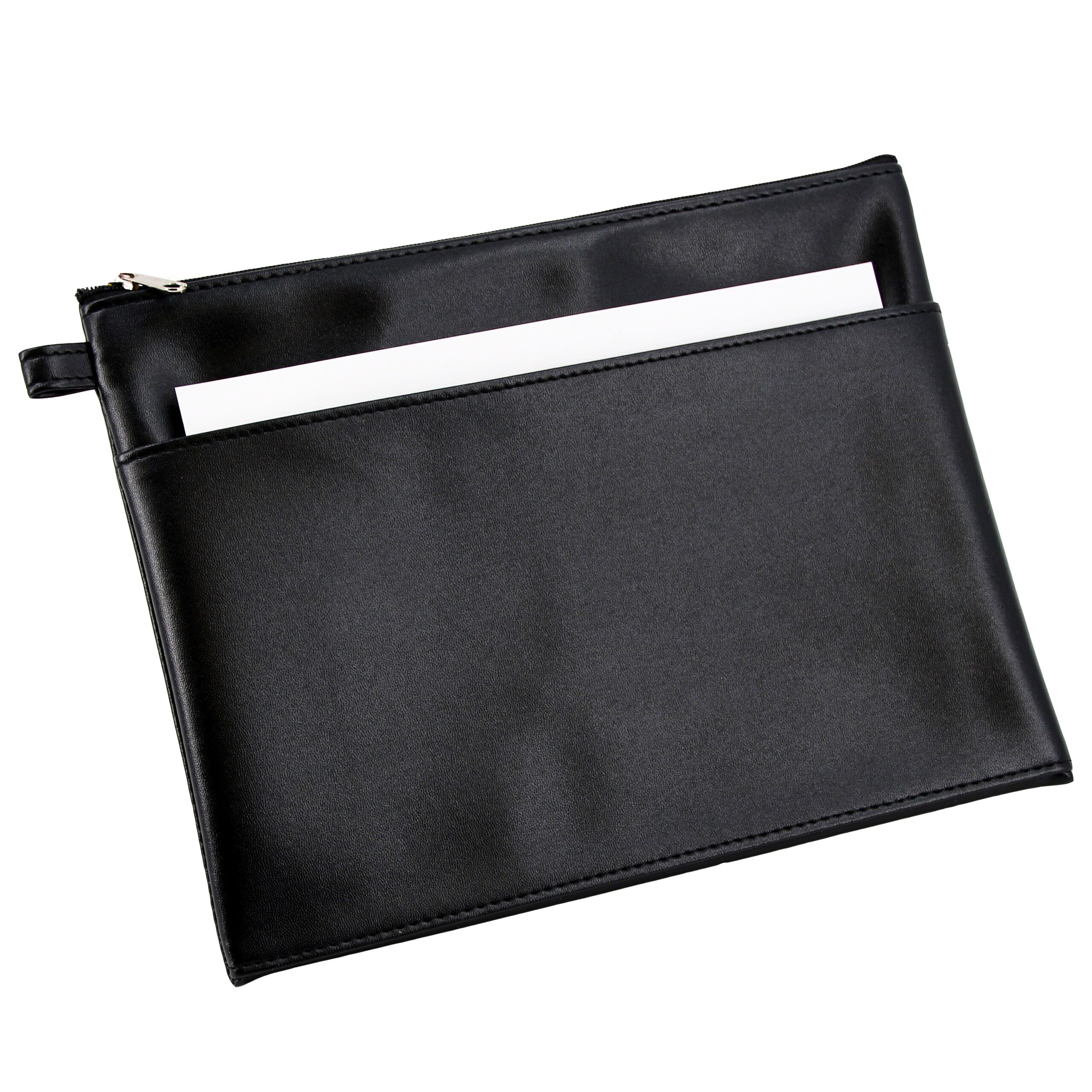 Alumaxx Bank-Utensilientasche 25x19 Schwarz Reißverschluss