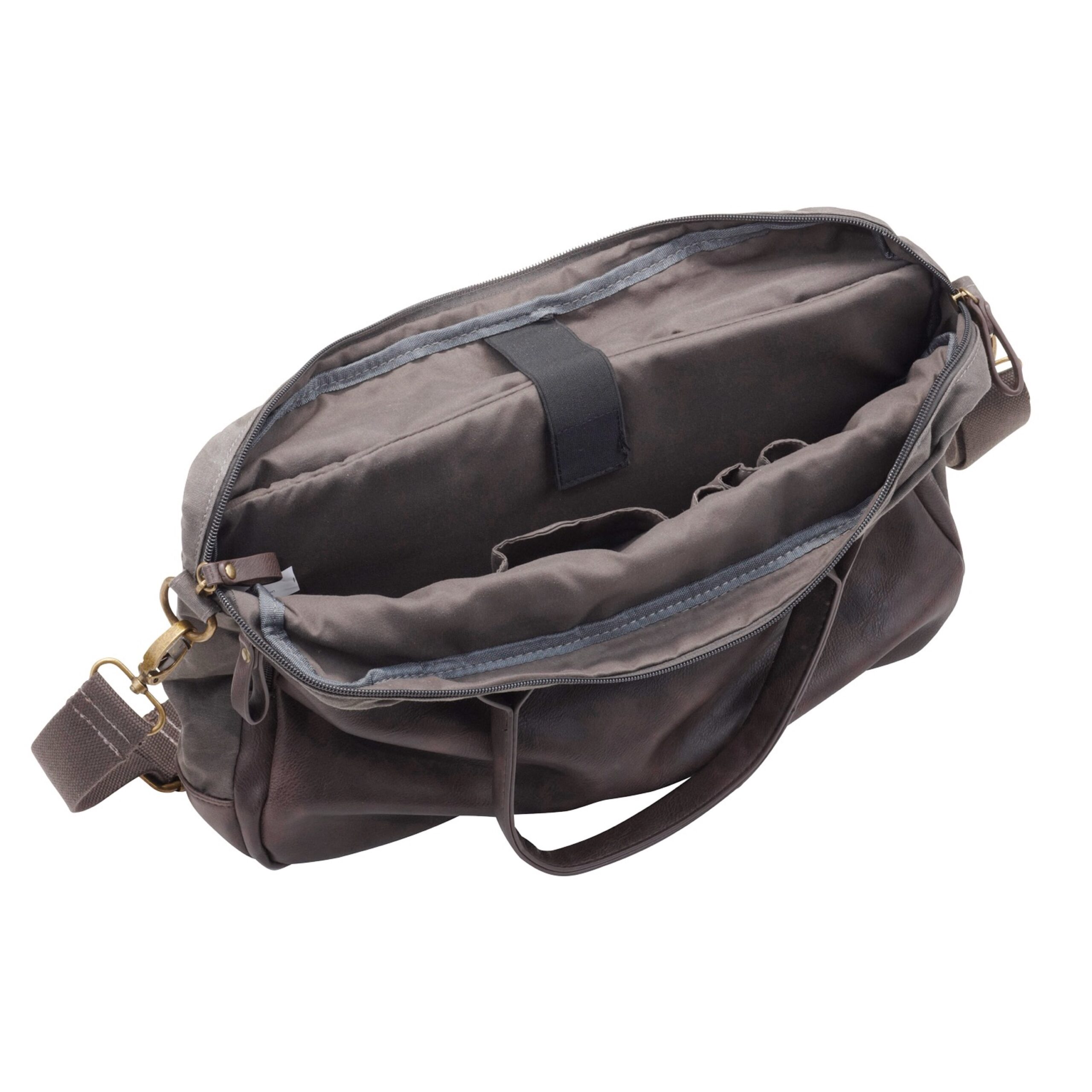 Alumaxx MYSTIFY S Laptoptasche 15 Zoll grau-braun