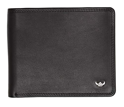 Golden Head Polo Scheintasche Schwarz Leder 12x10 cm Herren