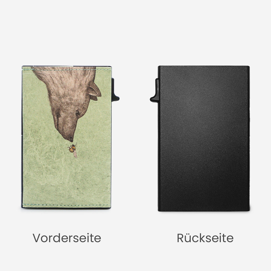 Paprcuts RFID Alu Kartenetui Die Begegnung Kartenetui grün vegan