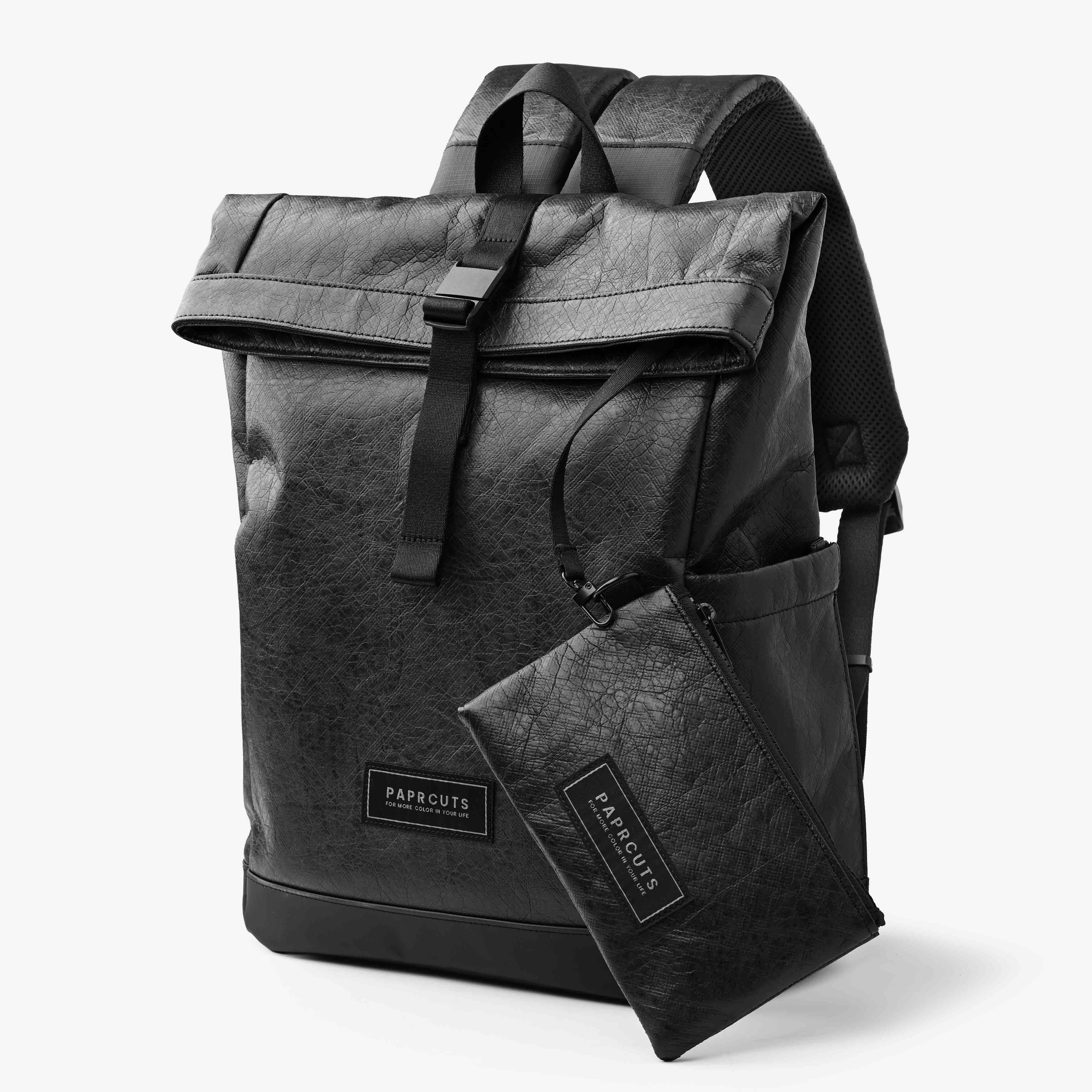 Paprcuts Berlin Rucksack + Oslo Bundle Set schwarz
