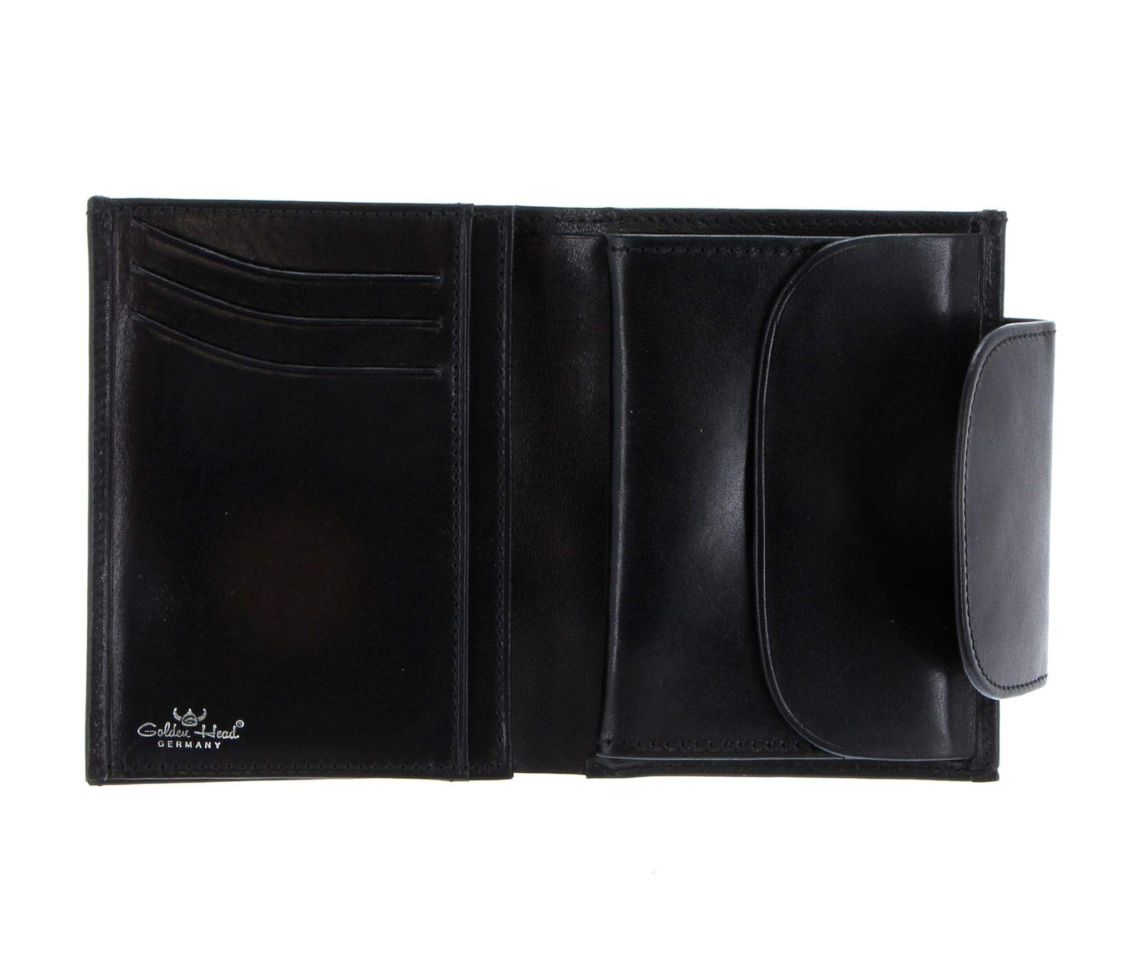 Golden Head Colorado Classic Kombischeintasche 11 cm Schwarz Leder
