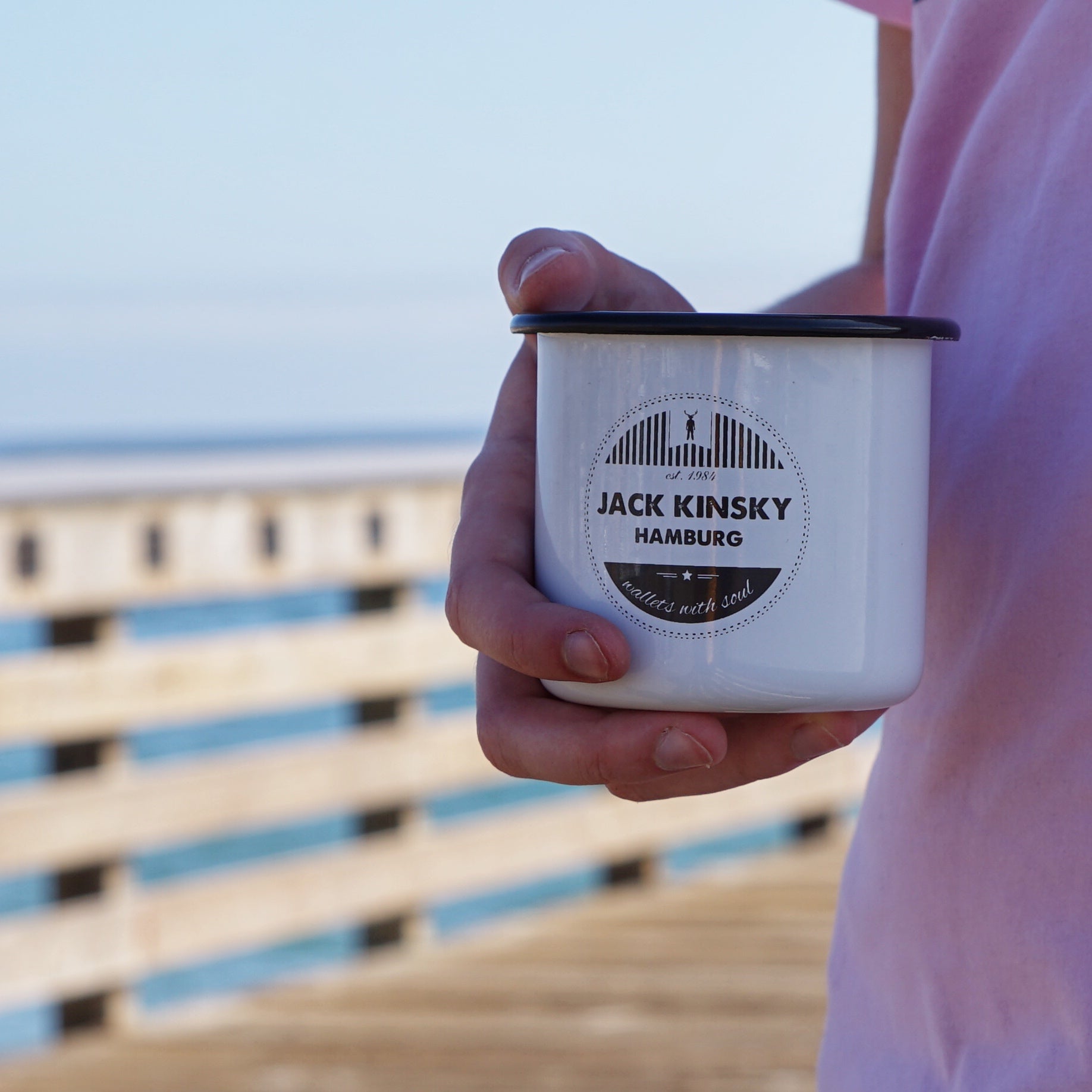 Jack Kinsky Becher Emaille Metallbecher Default Title