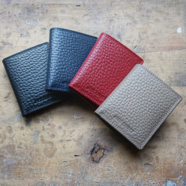 Jack Kinsky Albany 105 Geldbörse Rot Rindleder RFID