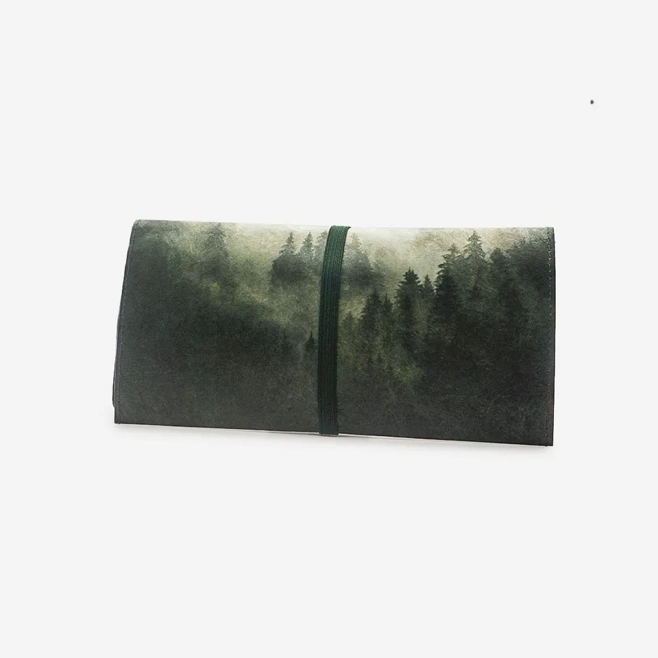 Paprcuts Tabakbeutel Foggy Morning Drehtasche waldgrün