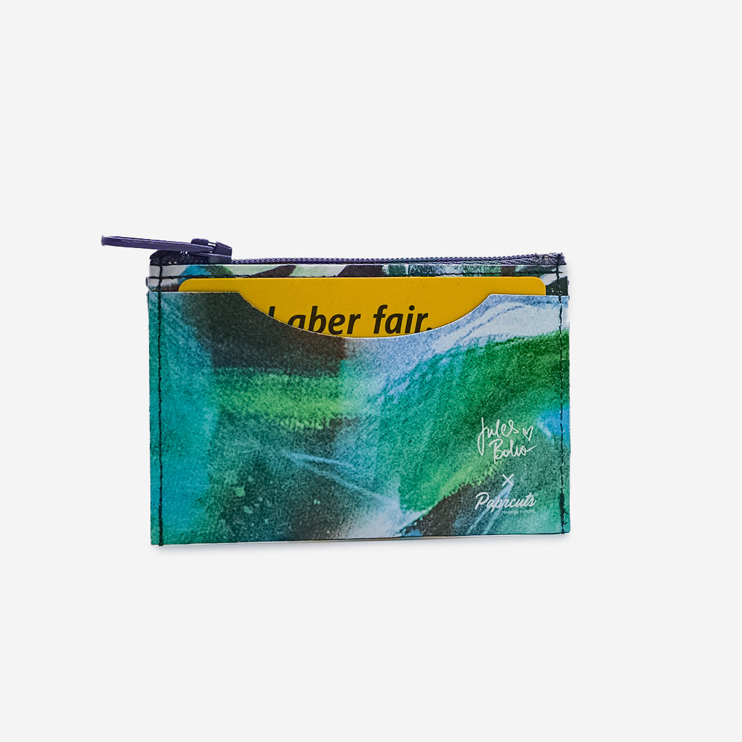Paprcuts Münzbörse Happy Sloth Münzbeutel Tyvek RFID