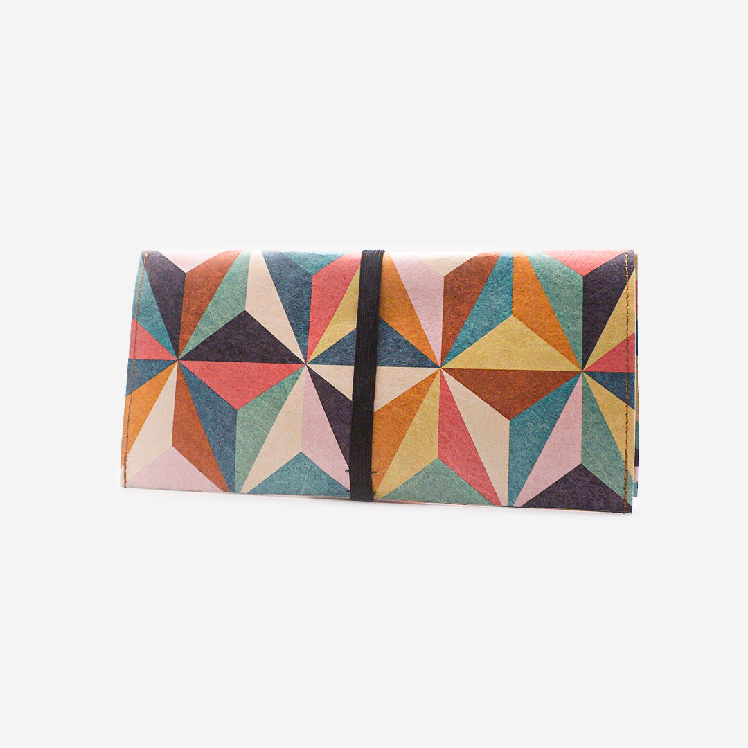 Paprcuts Tabakbeutel Abstract Retro Drehtasche bunt vegan