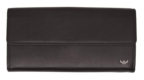 Golden Head Polo Damenbörse Geldbörse 19 cm schwarz Leder