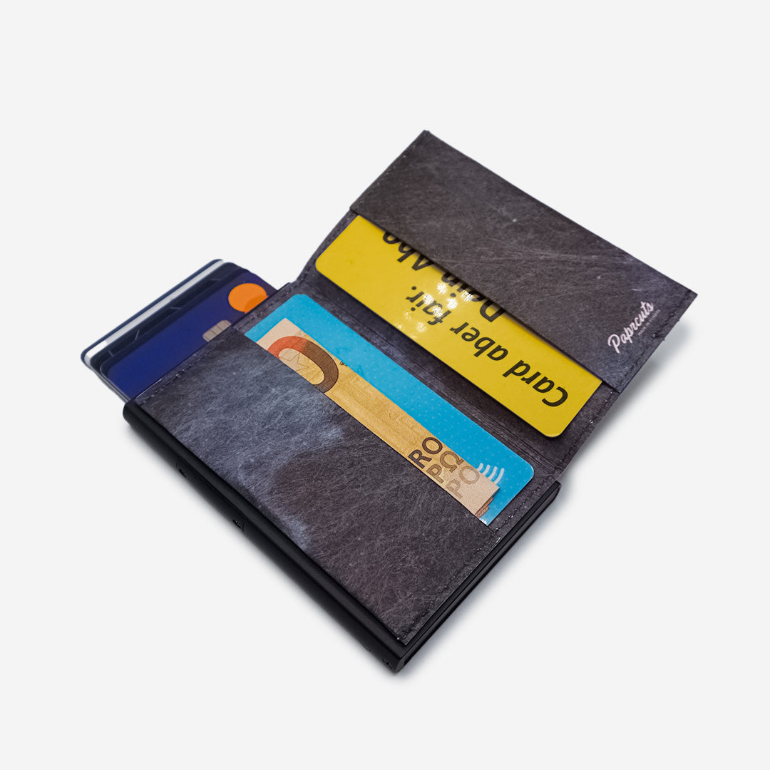 Paprcuts RFID Alu Kartenetui Galactic Whale Kartenetui schwarz