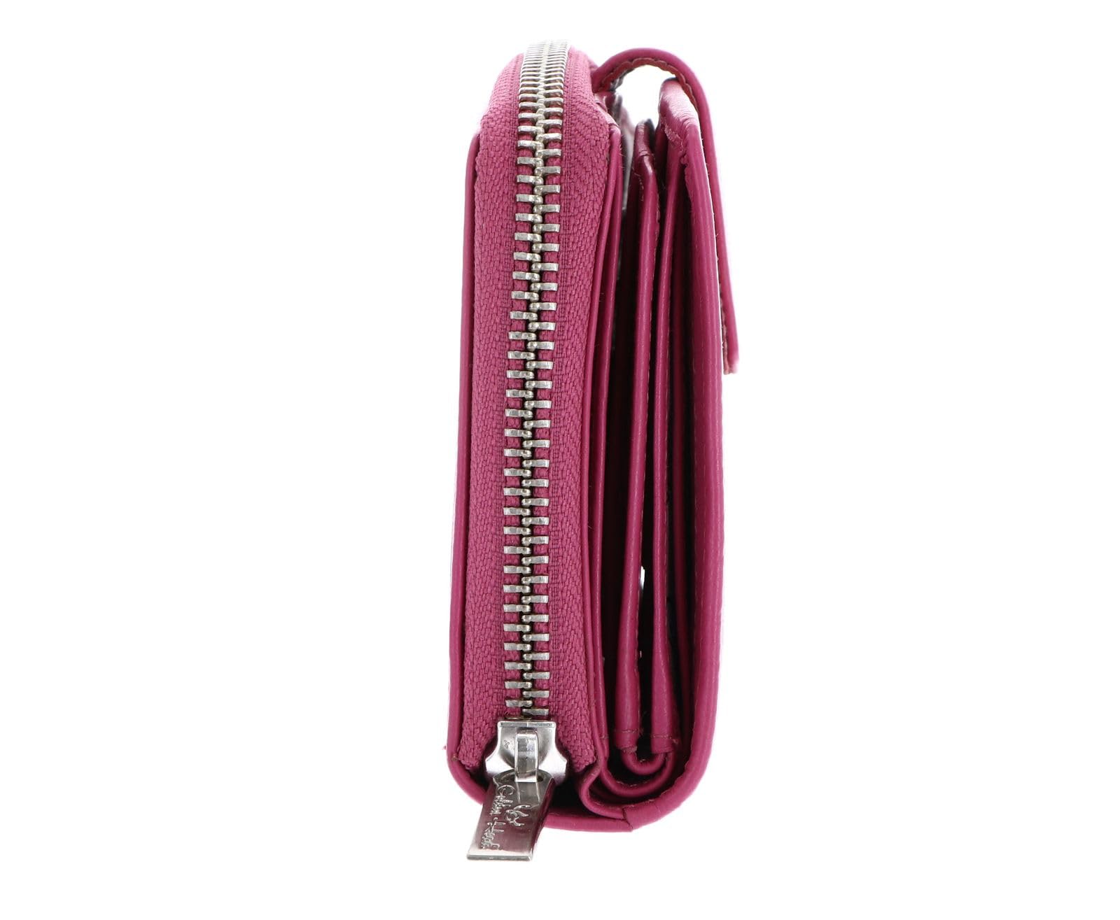 Golden Head Madrid 1438 Geldbörse Fuchsia RFID Rindsleder