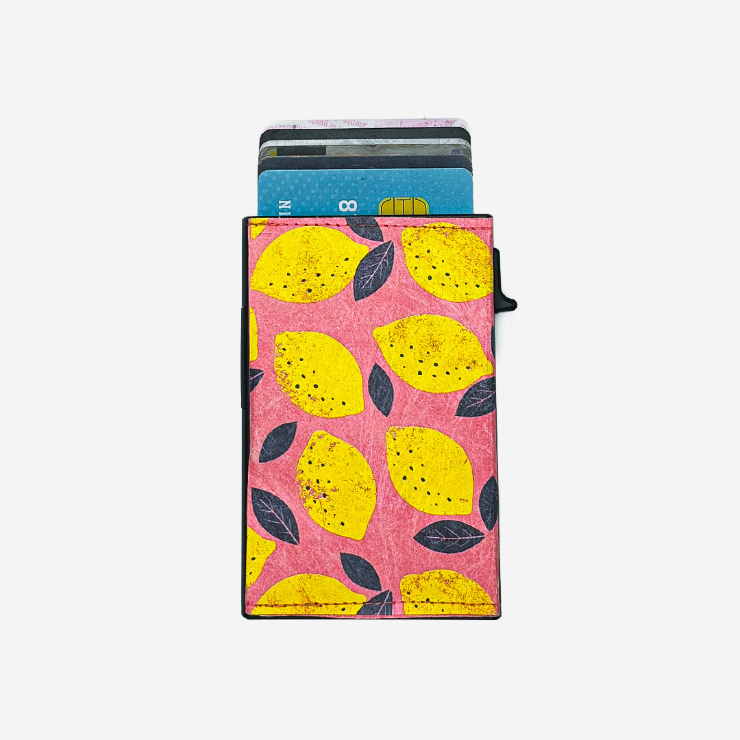 Paprcuts RFID Alu Pink Lemon Reisepasshülle rosa vegan