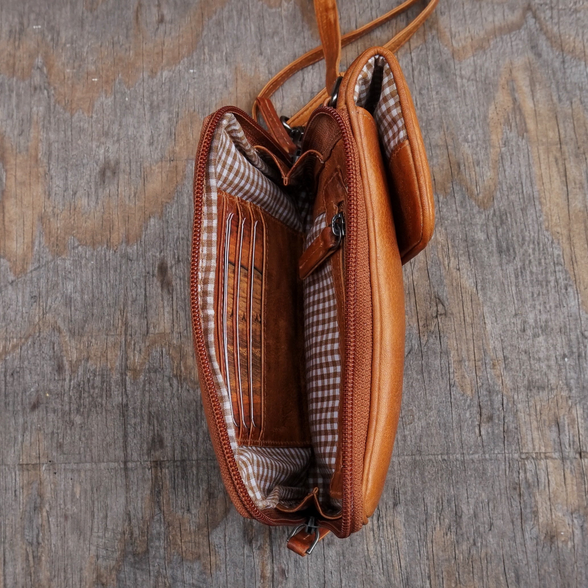 Jack Kinsky Nassau 2 Handytasche Aqua Leder