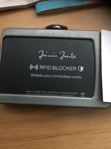 Jaimie Jacobs Nano Boy RFID Schutzkarte Scheckkartenformat
