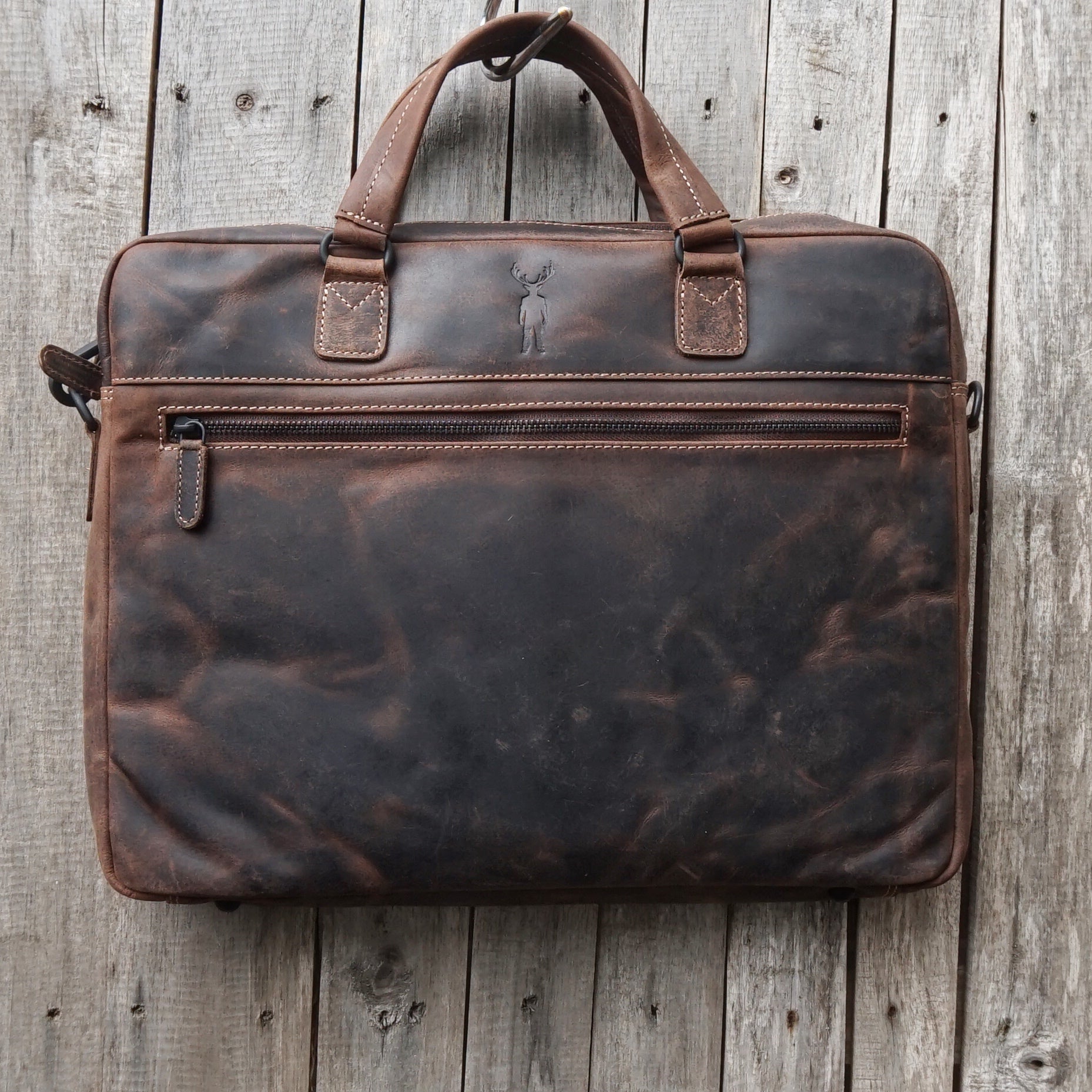 Jack Kinsky Baltimore 8 Aktentasche Cognac Notebookfach