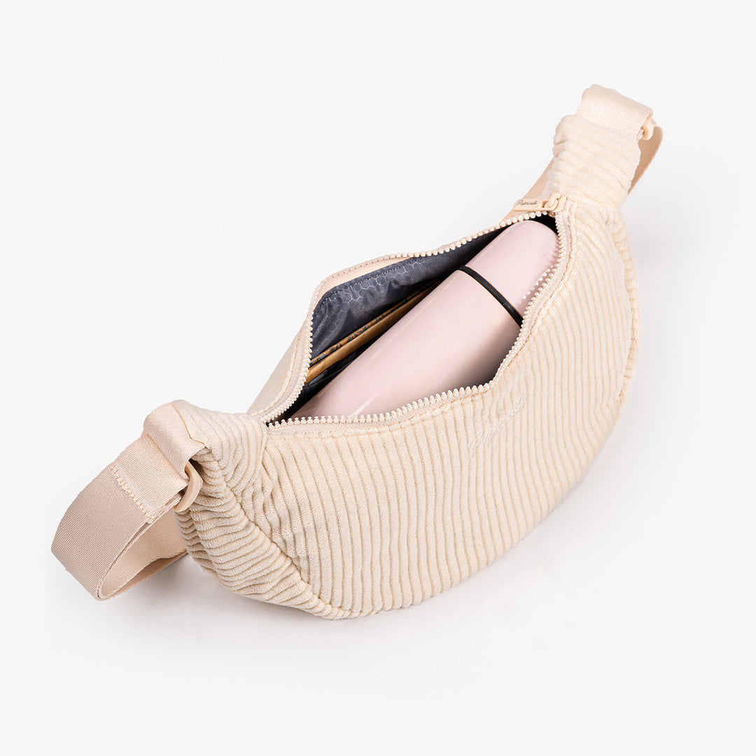 Paprcuts Valencia Roundbag Cord Off-White vegan