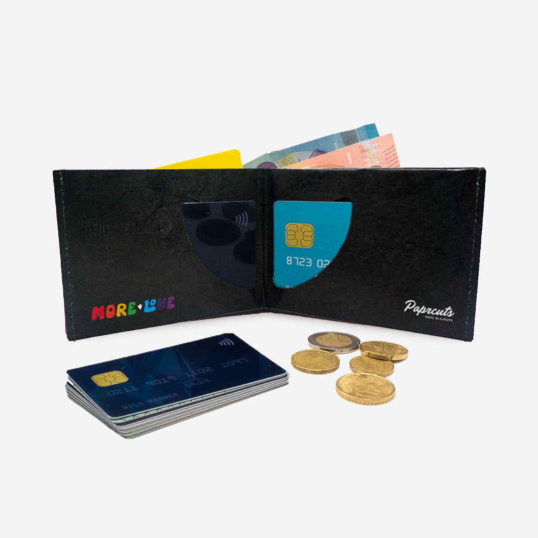 Paprcuts RFID Wallet No means No Portemonnaie Tyvek vegan