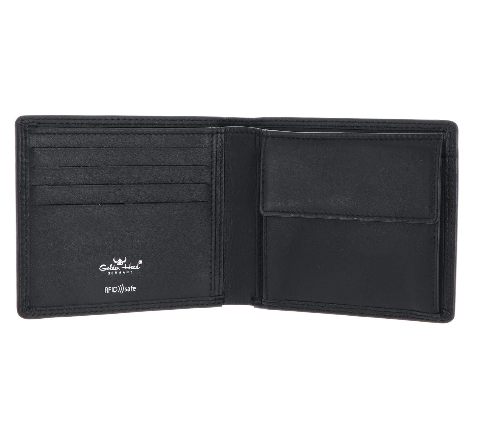 Golden Head Polo Scheintasche 1135 Schwarz RFID Leder