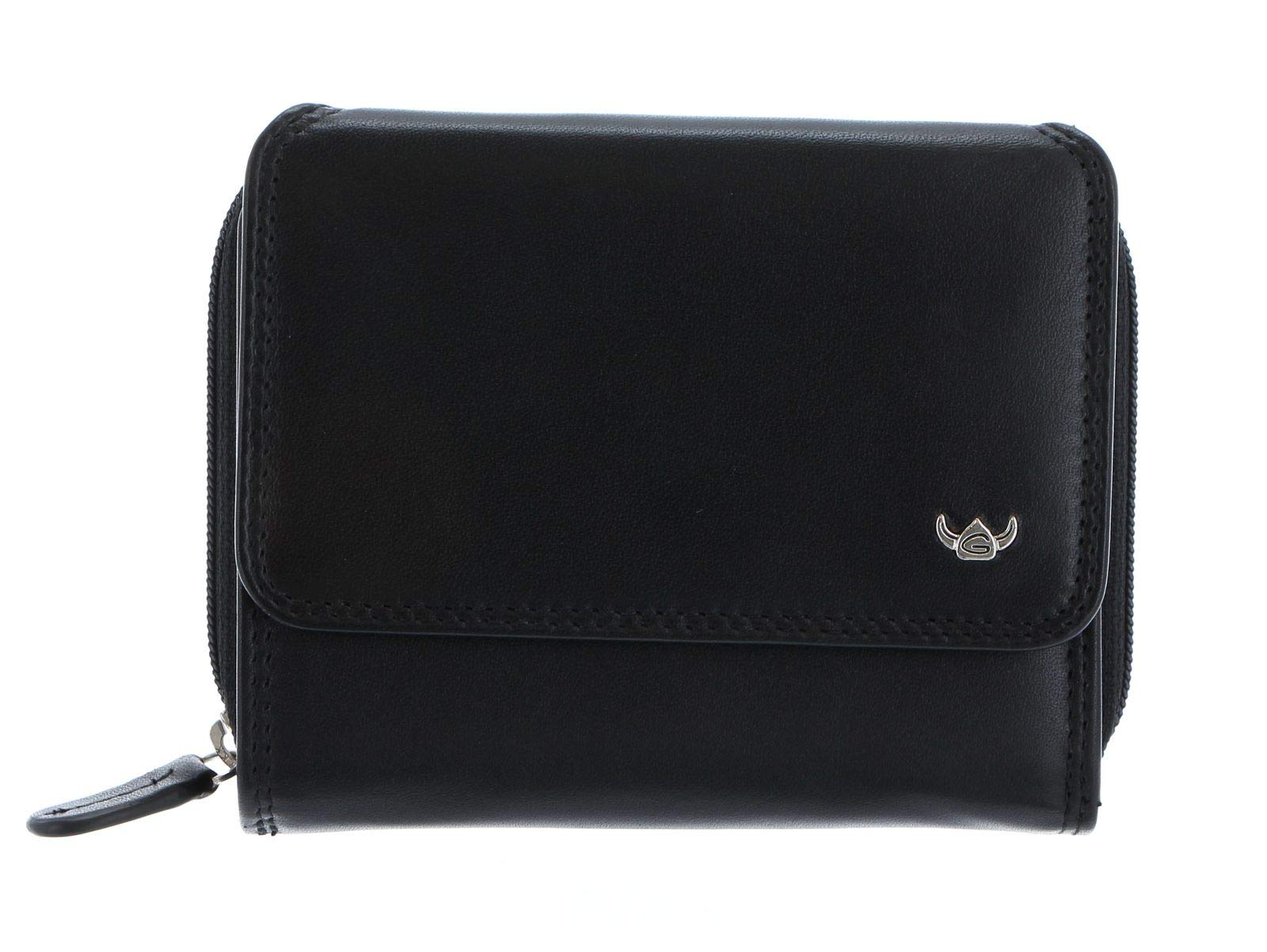 Golden Head Polo RV-Börse 11 cm Schwarz Rindleder