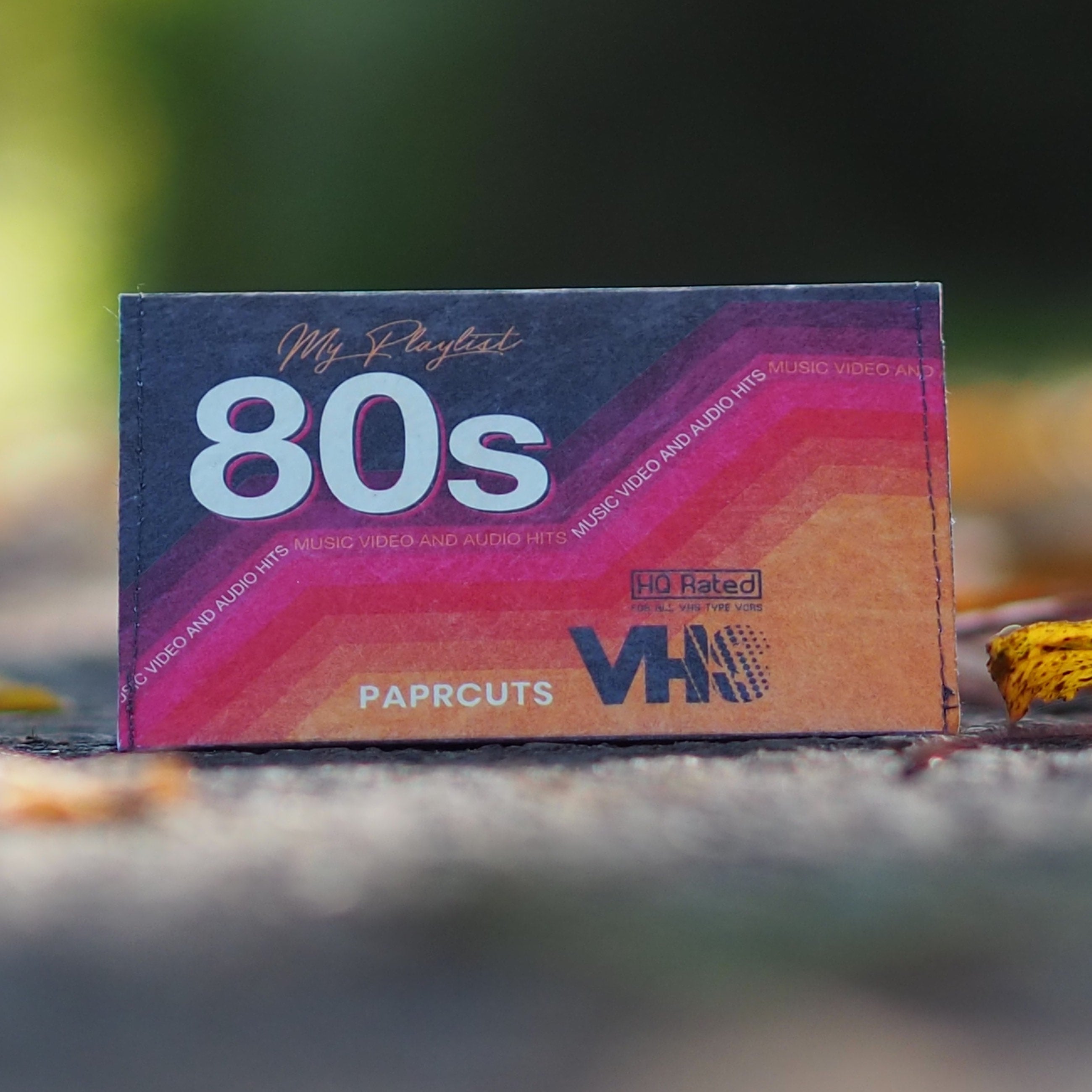 Paprcuts RFID Kartenhalter VHS Kartenetui Retro RFID-Schutz