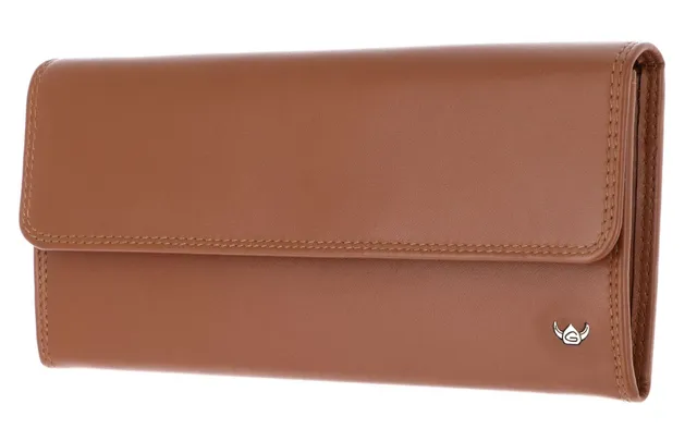 Golden Head Polo 2828 Damenbörse Cognac Rindsleder RFID