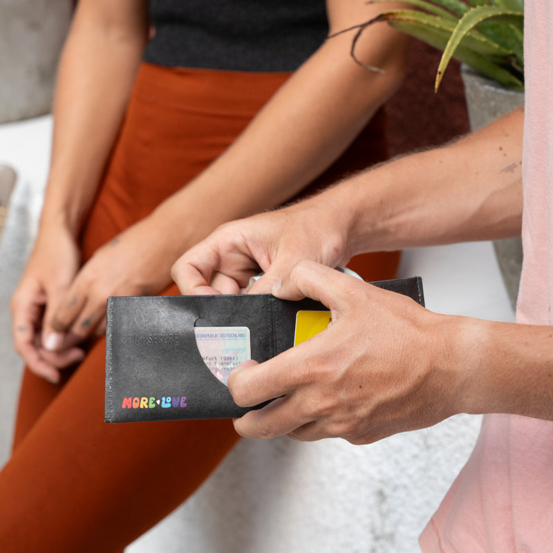 Paprcuts RFID Wallet No means No Portemonnaie Tyvek vegan