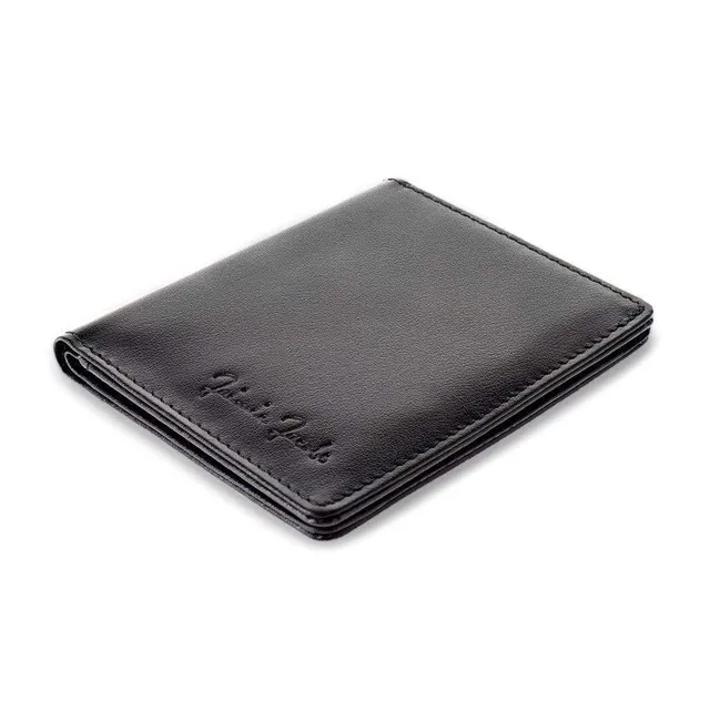 Jaimie Jacobs Slimstar Geldbeutel Leder Schwarz mit Münzfach RFID