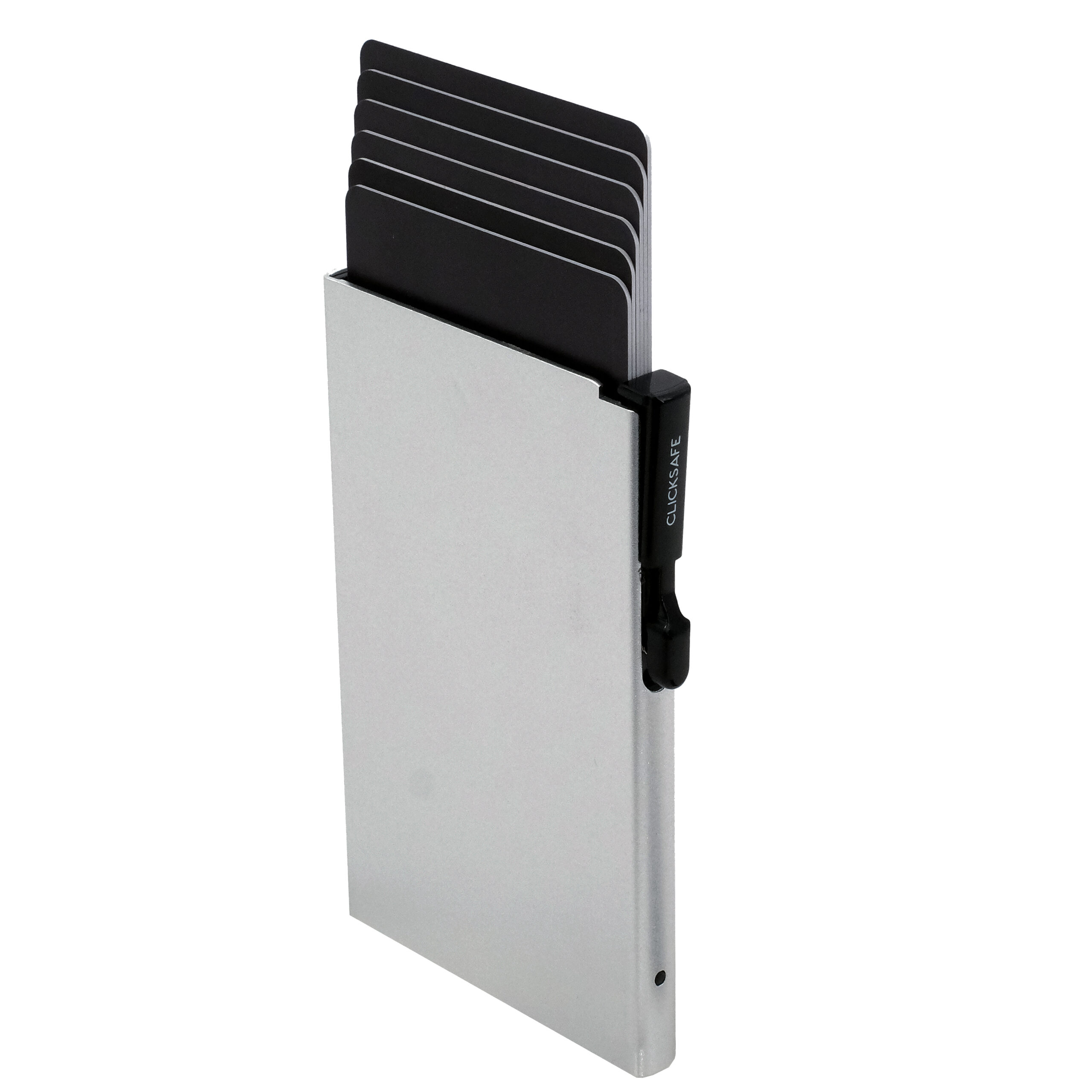 Alumaxx Clicksafe Slim Kartenetui Aluminium RFID