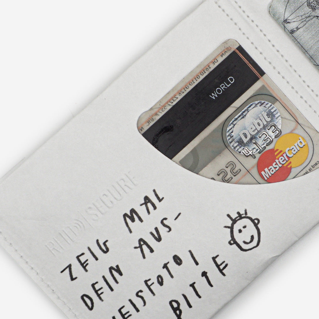 Paprcuts RFID Wallet Viel Besser Portemonnaie Schwarz Tyvek