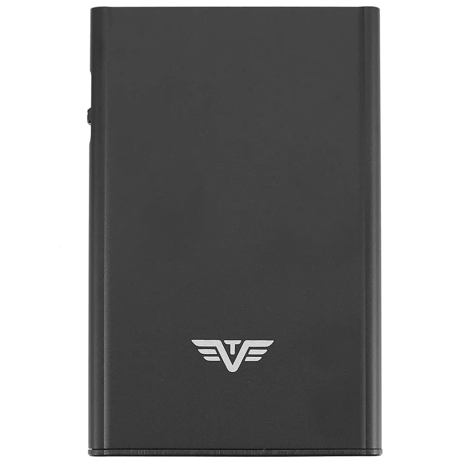 Tru Virtu Credit Card Case Click & Slide Kartenetui Black Magic RFID