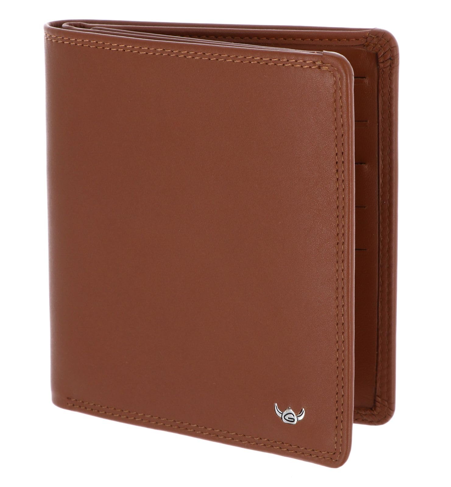 Golden Head Polo 1255 Kartenetui Leder Cognac RFID-Schutz