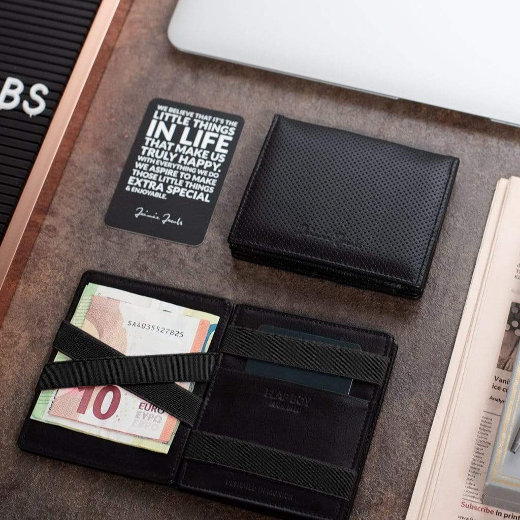 Jaimie Jacobs Flap Boy Geldbörse Cognac mit Münzfach RFID