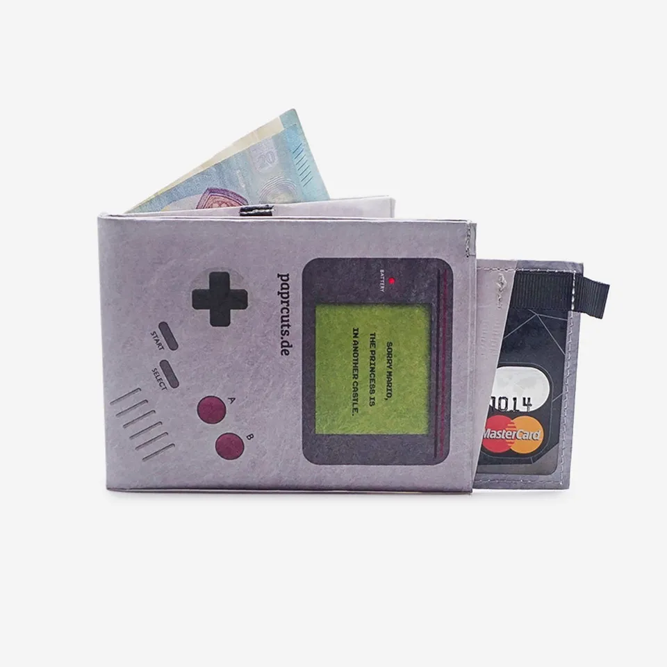 Paprcuts RFID PRO Wallet Game Boy Portemonnaie grau RFID