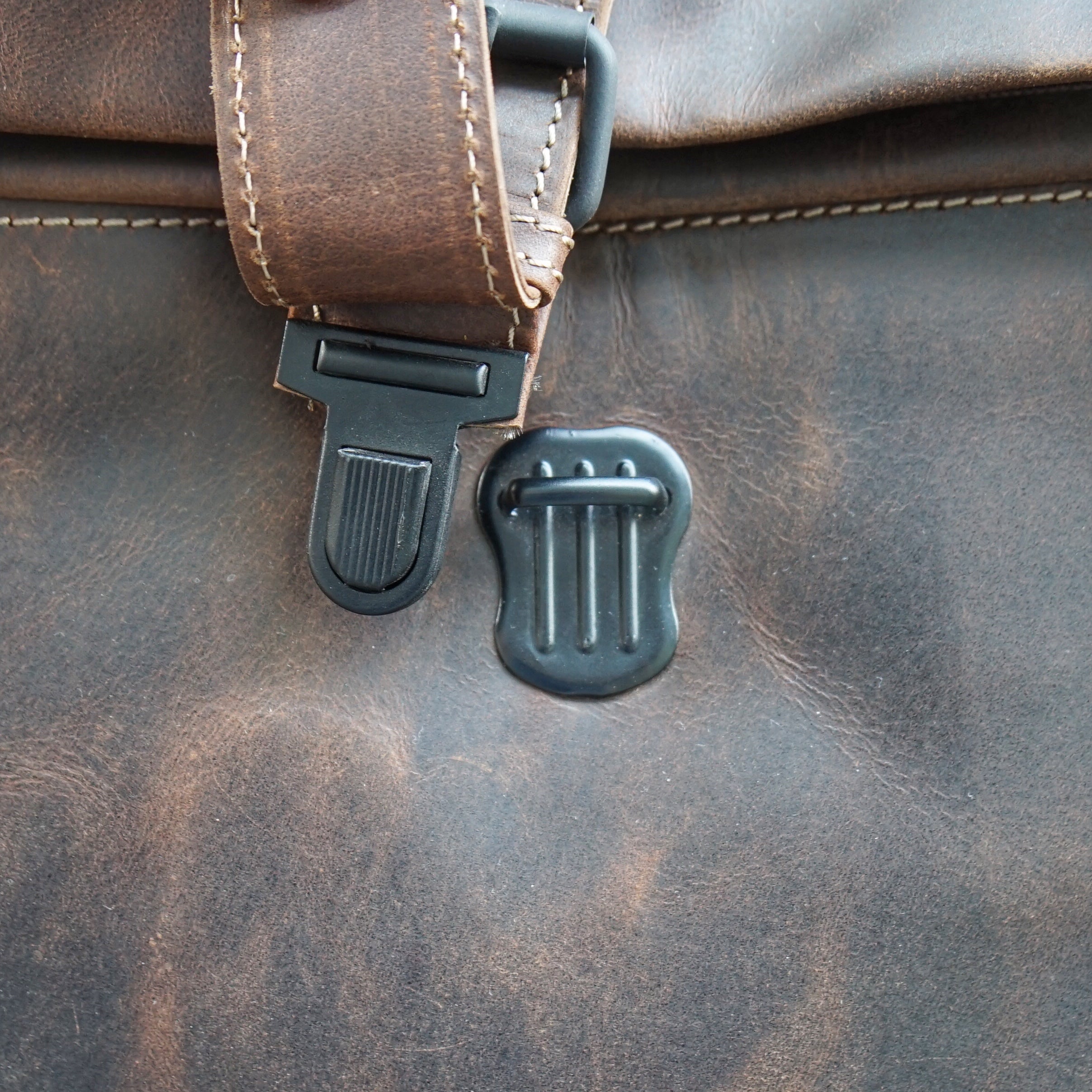 Jack Kinsky Baltimore 15 Lederrucksack Mocca Rindleder