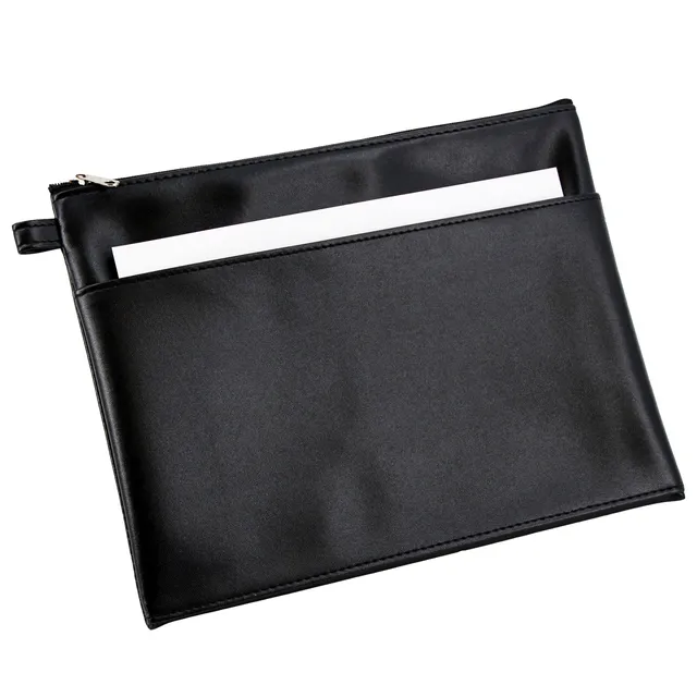 Alumaxx Bank-Utensilientasche 25x19 Schwarz Reißverschluss