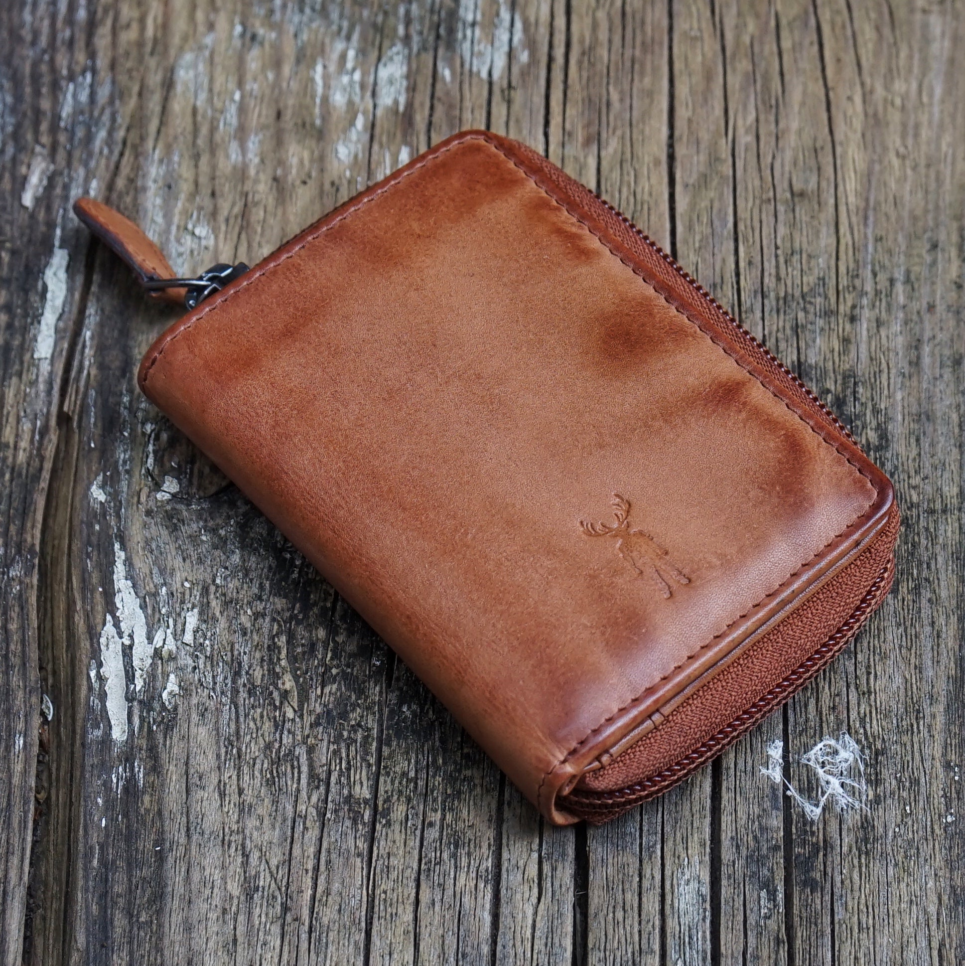 Jack Kinsky Nelson 110 Geldbörse Cognac RFID Leder