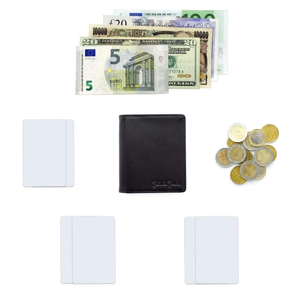 Jaimie Jacobs Flapstar Magic Wallet Geldbörse Schwarz Münzfach