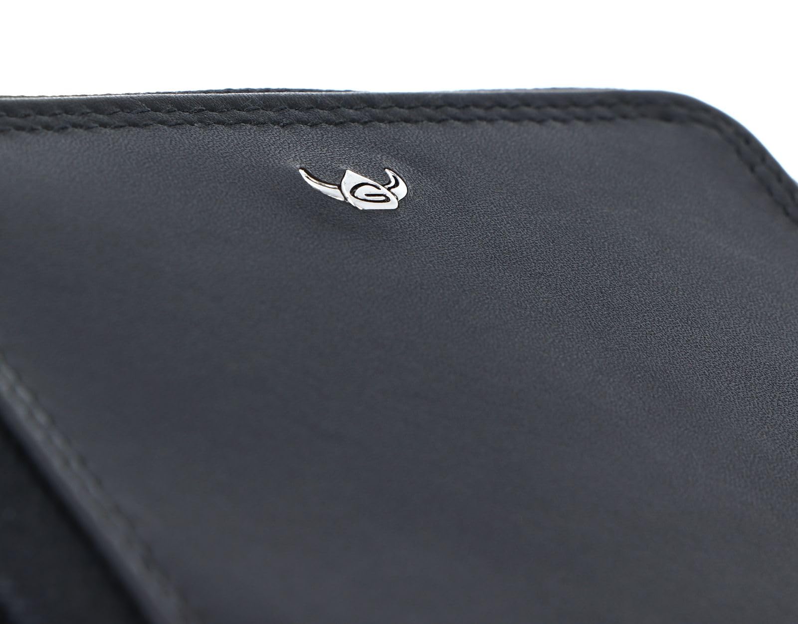 Golden Head Polo 3313 Geldbörse Schwarz Rindsleder RFID-Schutz