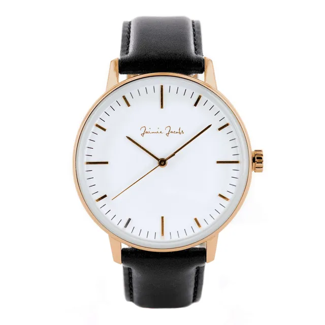 Jaimie Jacobs Watch Lehel Sunrise Uhr Silber 42mm Leder