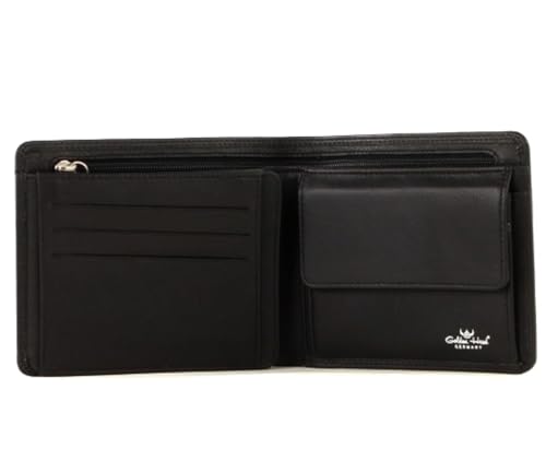 Golden Head Polo Scheintasche Geldbörse 12 cm schwarz Leder
