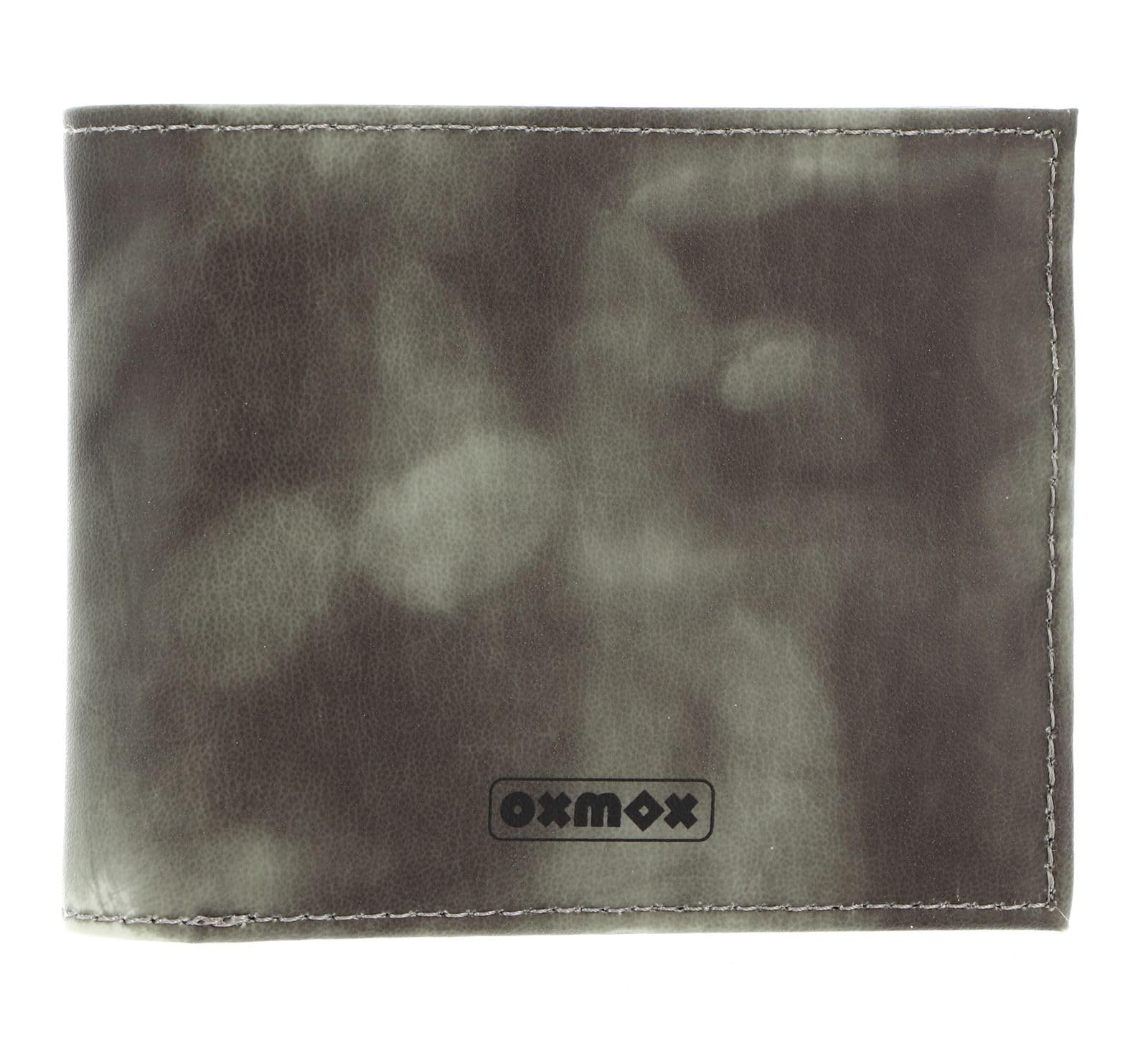 oxmox Touch-It Querscheinbörse Grau Geldbörse Farbwechsel