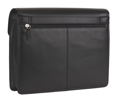 Golden Head Polo Business Bag Laptoptasche schwarz Rindsleder