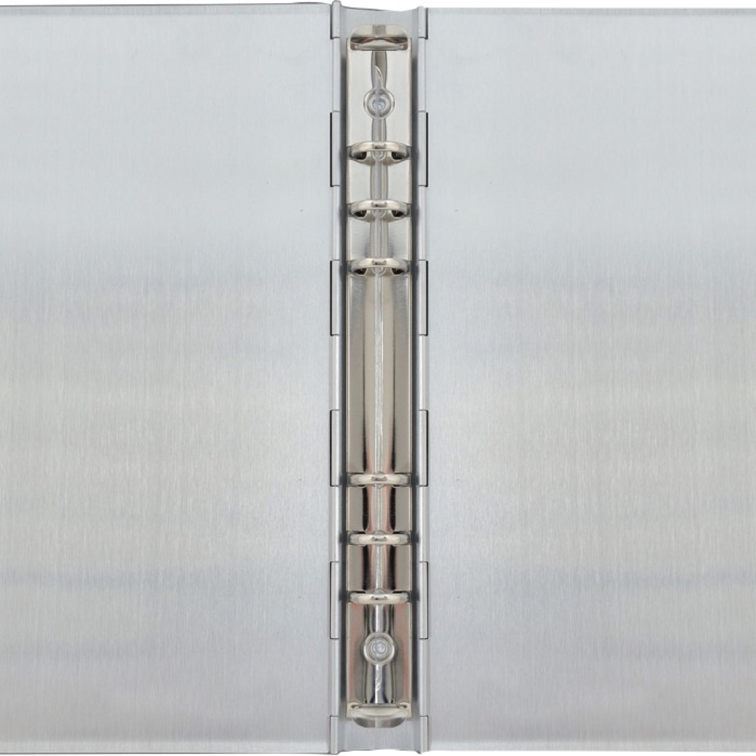 Alumaxx Notizbuch Aluminium silber Ringmechanik