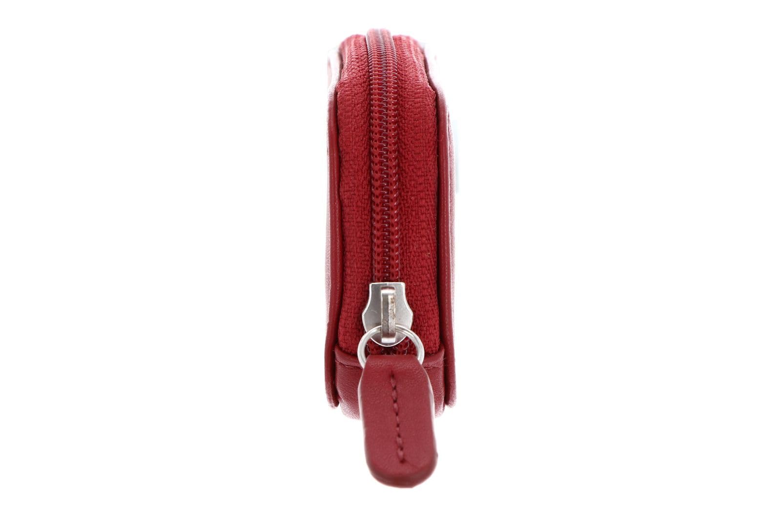 Golden Head Polo Schlüsseletui Rot Reißverschluss Leder