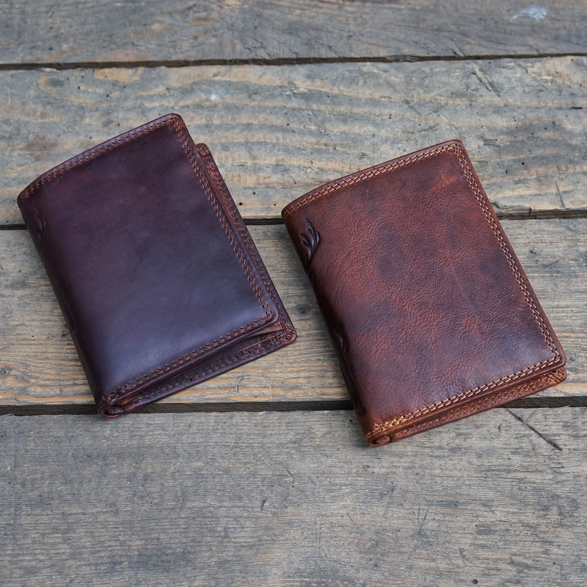 Jack Kinsky Monterey 102 Herrenbörse Cognac Rindleder