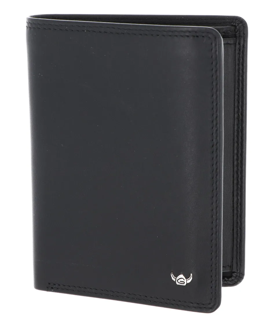 Golden Head Polo Kombischeintasche 1286 Geldbörse Schwarz RFID