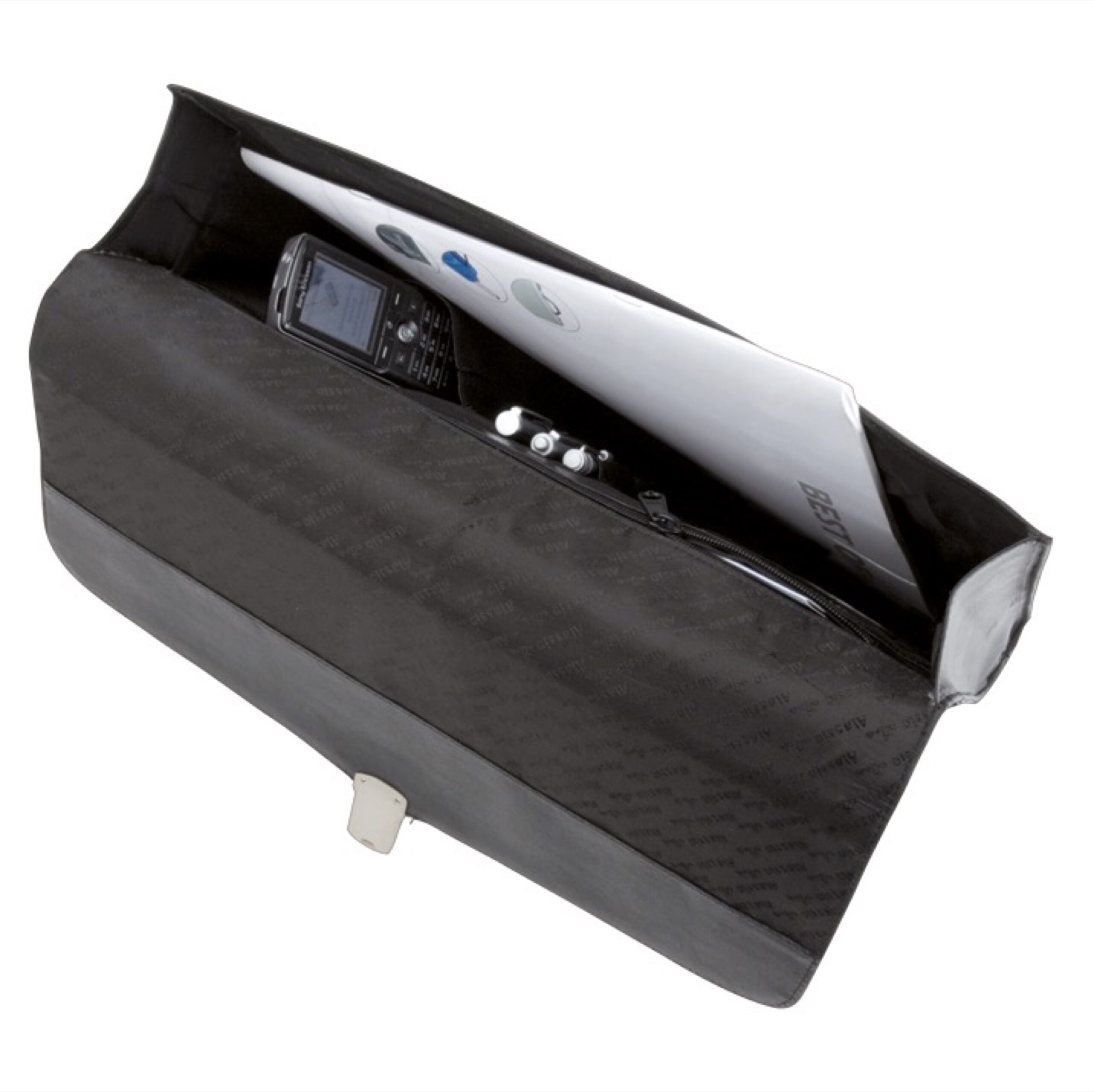 Alumaxx Dokumententasche UDINE Mappe schwarz A4 Leder