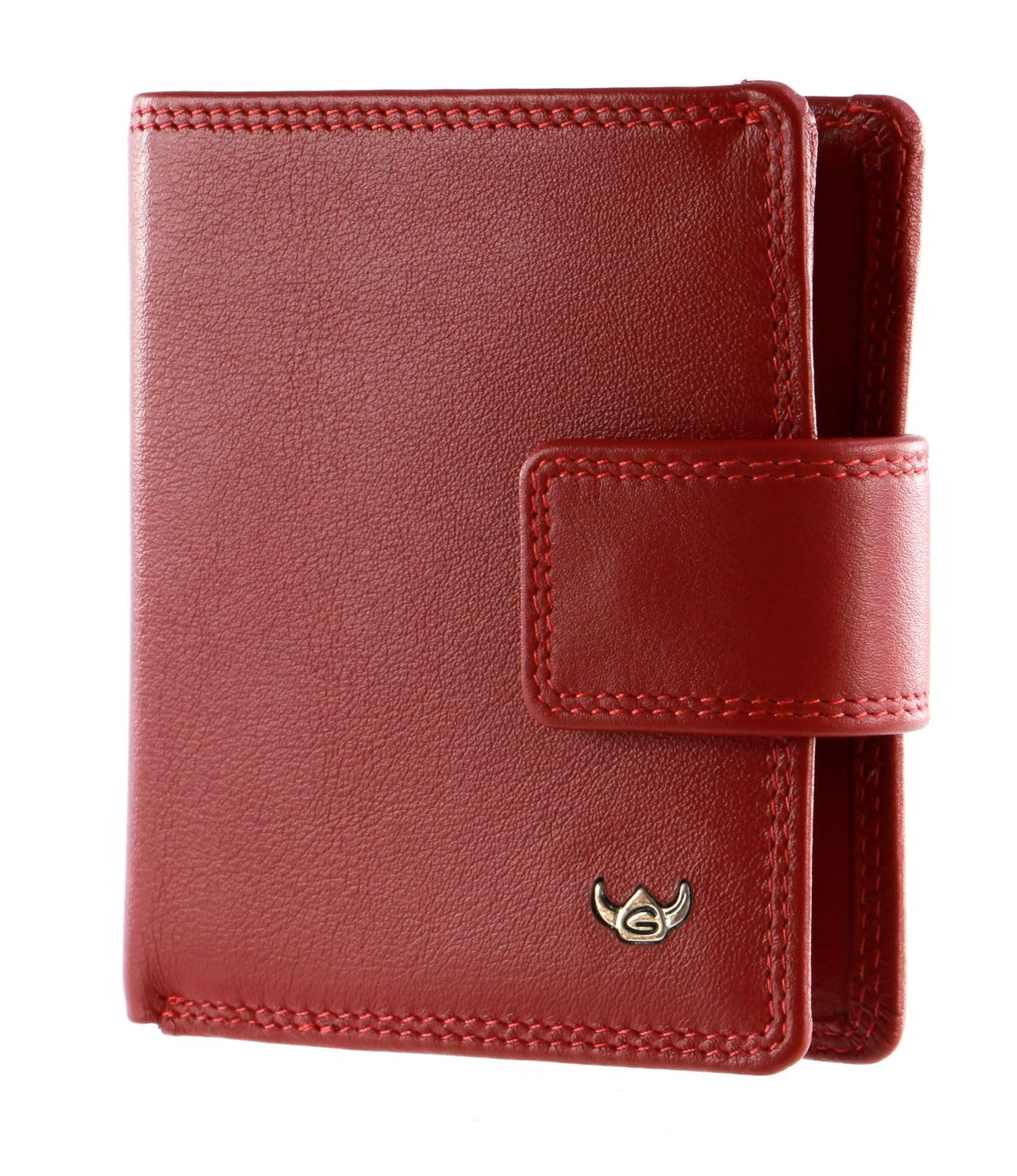 Golden Head Polo Schlüsseltasche rot Leder Riegel 9 cm