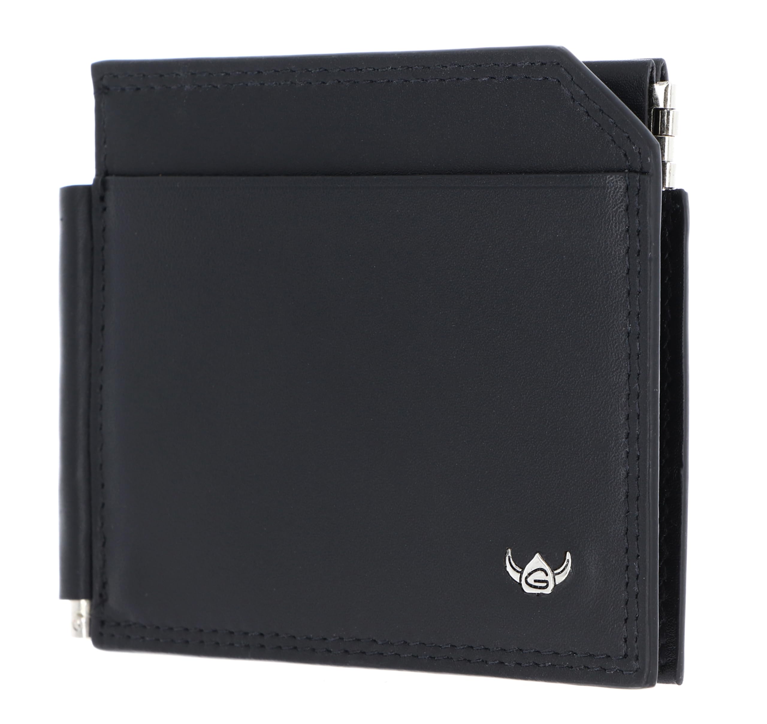 Golden Head Polo Clip-Scheintasche 1960 Schwarz Geldklammer Leder