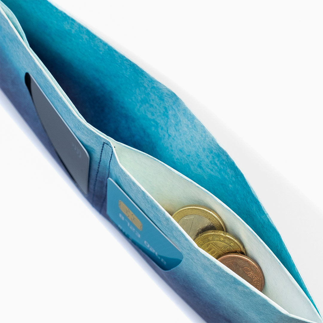 Paprcuts RFID Wallet Blue Lagoon Portemonnaie Tyvek blau